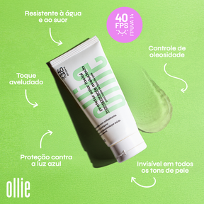 Protetor Solar Transparente Aveludado FPS 40
